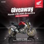 Kuis Mudah Berhadiah Motor Honda CB150R Streetfire Full Modifikasi