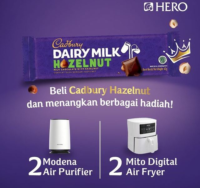 Kuis Sultan Cadbury Hazelnut HERO Berhadiah Air Purifier & Fryer