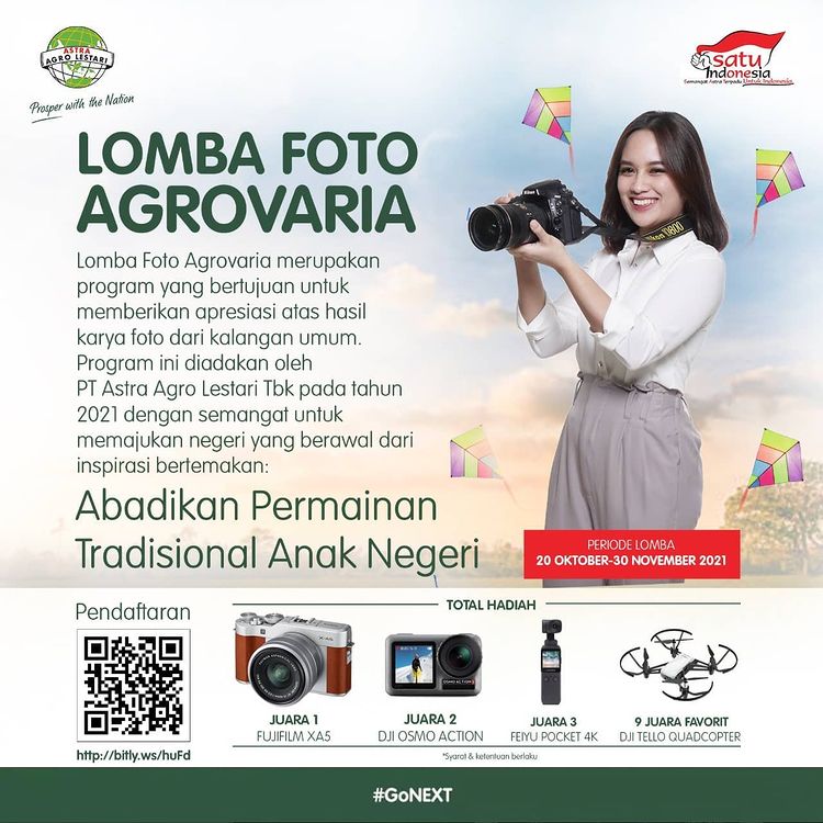 Lomba Foto Agrovaria Berhadiah Fujifilm XA5, DJI Osmo Action, dll