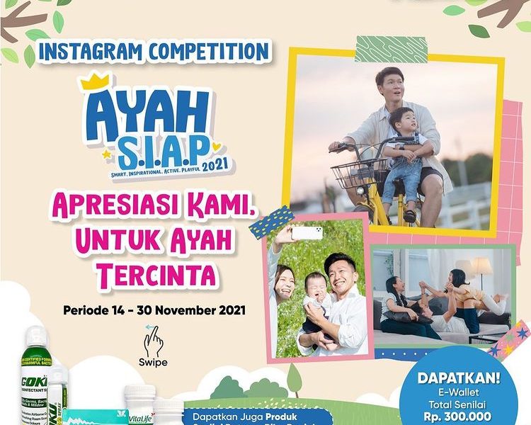 Lomba Foto Ayah S.I.A.P 2021 Berhadiah Saldo E-wallet & Produk