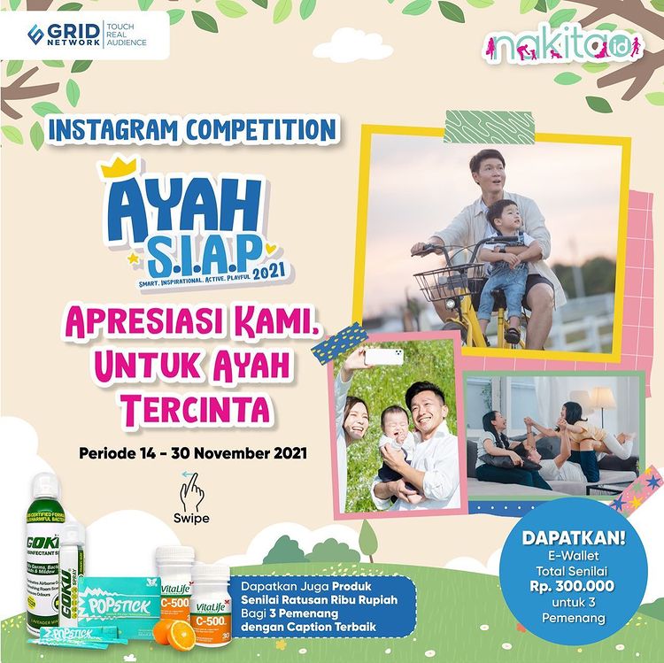 Lomba Foto Ayah S.I.A.P 2021 Berhadiah Saldo E-wallet & Produk