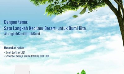 Lomba Foto Langkah Kecil Untuk Bumi Berhadiah 2 Printer EcoTank L121