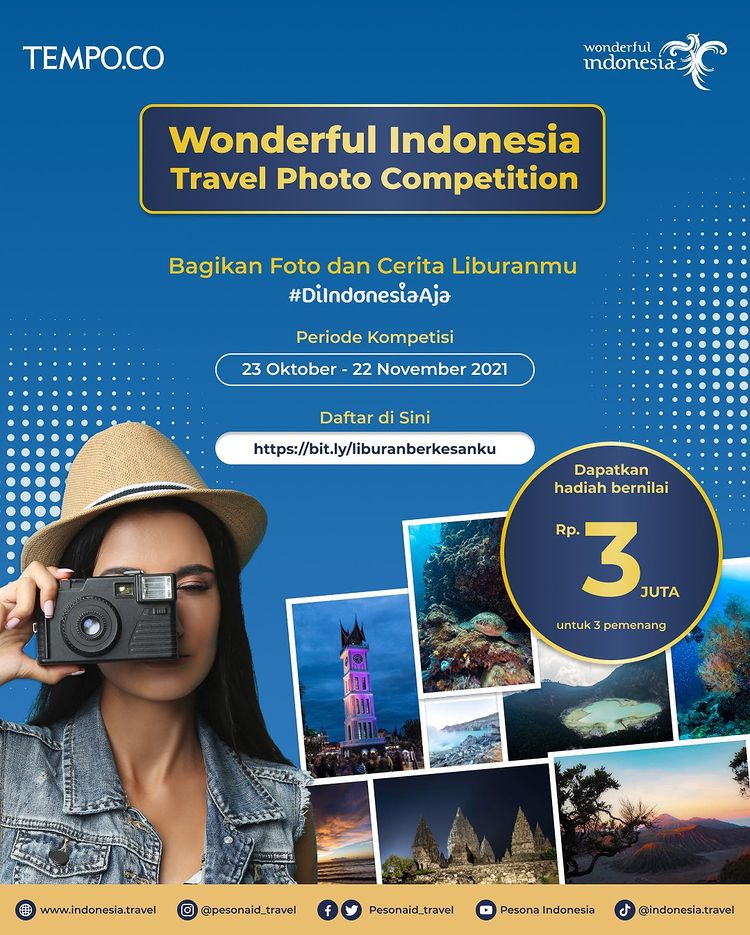 Lomba Foto Liburan Di Indonesia Aja Berhadiah Total 3 Juta Rupiah