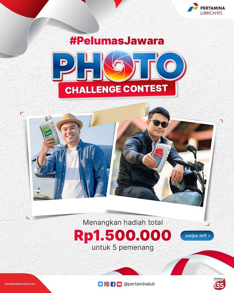 Lomba Foto Pelumas Jawara Berhadiah Uang Total 1.5 Juta Rupiah