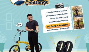 Lomba Foto Sepeda Pocket Rocket Berhadiah 3 Mi Band 4 Amoled