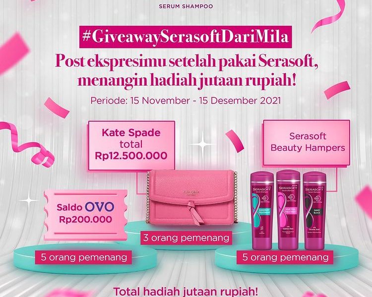 Lomba Foto Serasoft Dari Mila Berhadiah Tas Kate Spade Total 12,5 Juta