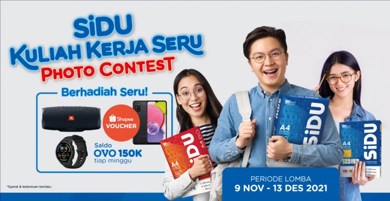 Lomba Foto SiDU Kuliah Kerja Seru Berhadiah HP, Mi Watch, JBL, OVO, dll