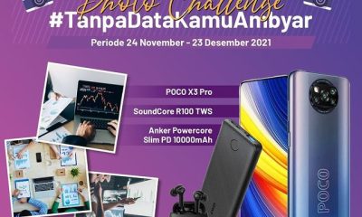Lomba Foto Tanpa Data Kamu Ambyar Berhadiah HP POCO X3 Pro