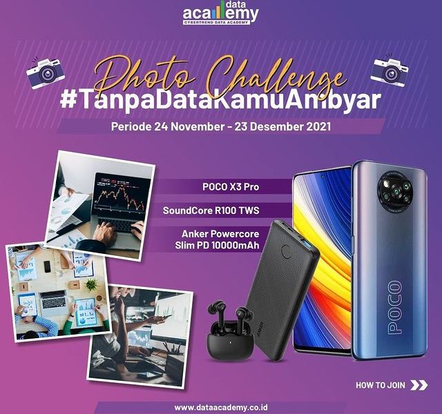 Lomba Foto Tanpa Data Kamu Ambyar Berhadiah HP POCO X3 Pro
