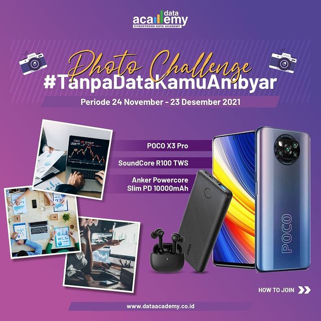 Lomba Foto Tanpa Data Kamu Ambyar Berhadiah HP POCO X3 Pro