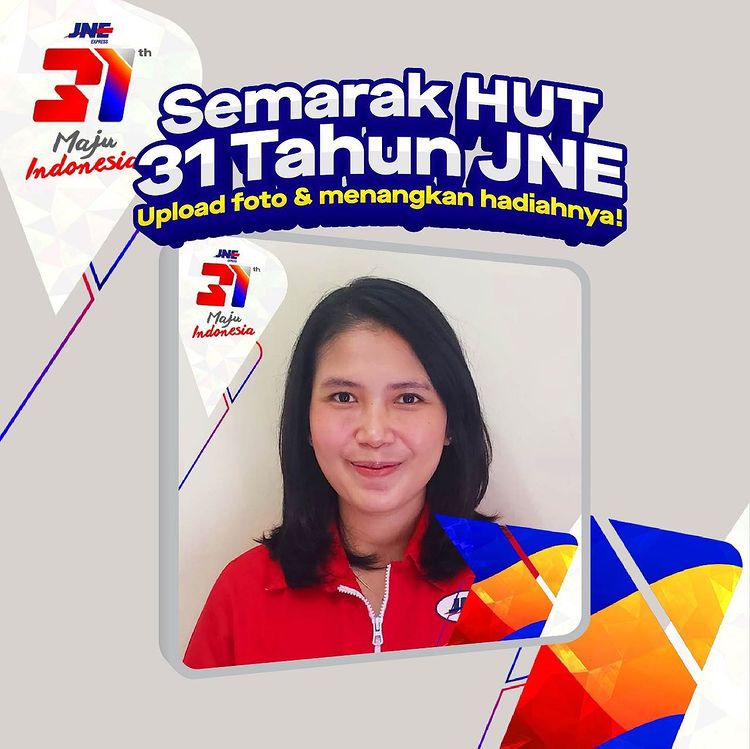 Lomba Foto Twibbon HUT 31 JNE Berhadiah HP, Smartwatch, Earbuds, dll