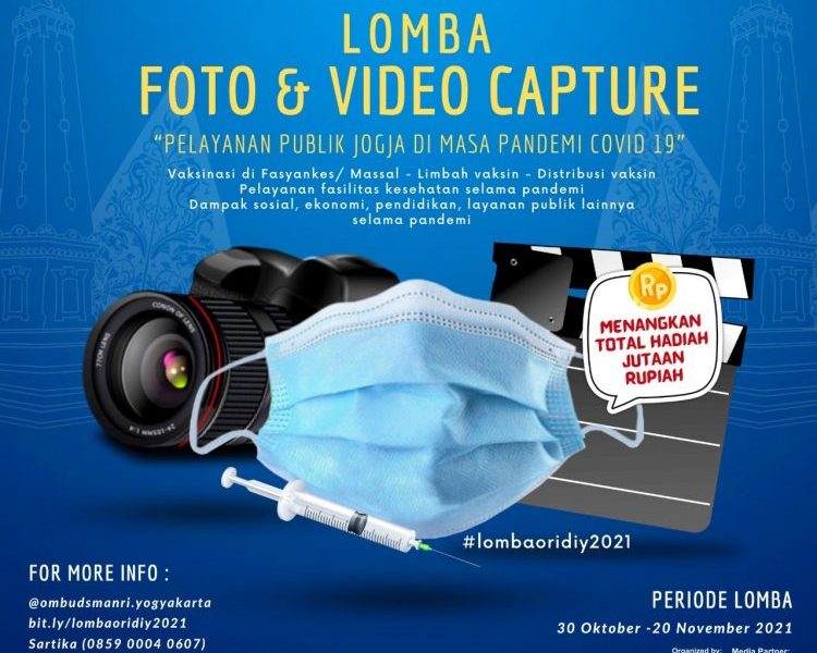 Lomba Foto & Video Layanan Publik DIY Berhadiah Total 6 Juta Rupiah