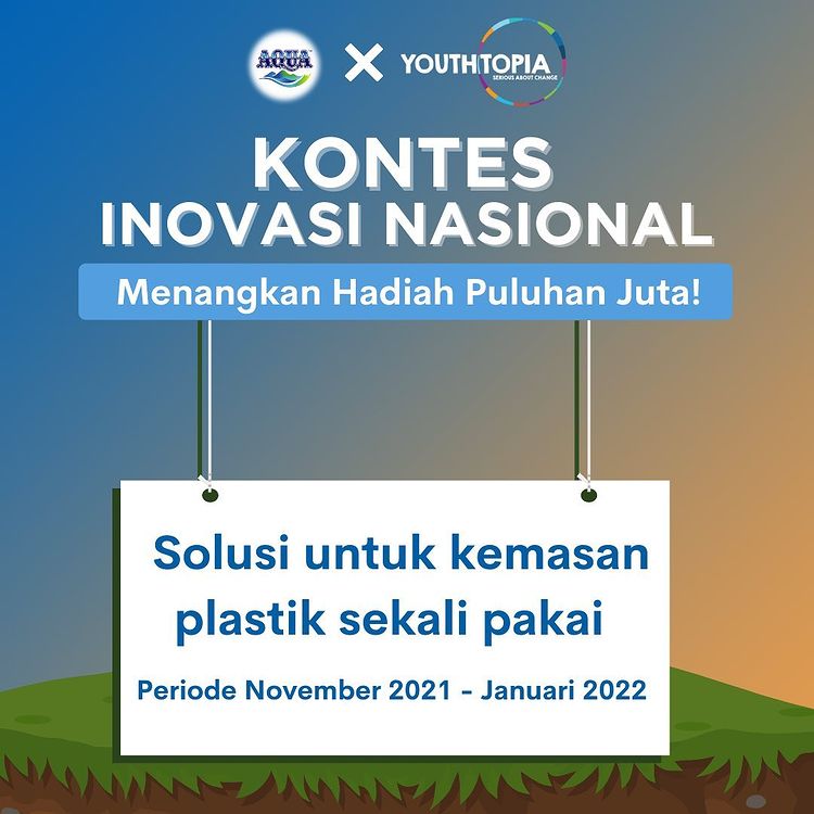 Lomba Inovasi Plastik Sekali Pakai Berhadiah Total 90 Juta Rupiah