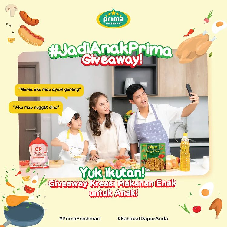 Lomba Kreasi Makanan Prima Freshmart Berhadiah Alat Masak Menarik