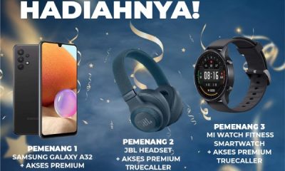 Lomba Meme Truecaller Berhadiah SAMSUNG A32, Headset JBL & Mi Watch Fitness