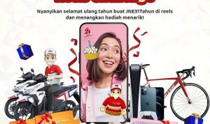 Lomba Reels Singing Happy Birthday JNE Berhadiah iPhone 12, Motor, dll