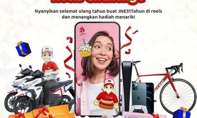 Lomba Reels Singing Happy Birthday JNE Berhadiah iPhone 12, Motor, dll