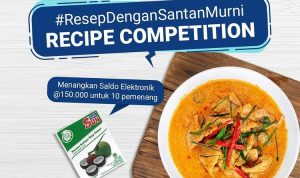 Lomba Resep Dengan Santan Murni Berhadiah Saldo Total 1.5 Juta