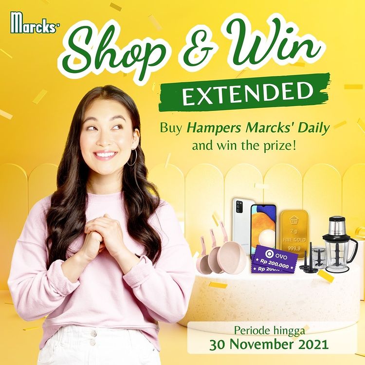 Lomba Review Hampers Marcks' Daily Berhadiah Smartphone, Emas, dll