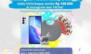 Hadiah Lomba Shifudo Dare To Dance Berhadiah OPPO Reno 5