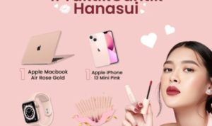 Lomba TikTok Taktik Cantik Hanasui Berhadiah Macbook Air, iPhone 13, dll