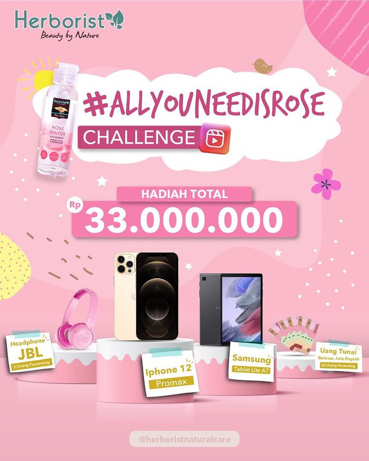 Lomba Video All You Need is Rose Berhadiah Total 33 Juta Rupiah