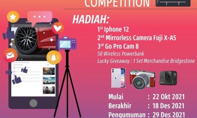 Lomba Video Instagram Bridgestone Berhadiah iPhone 12, Fujifilm X-A5, dll