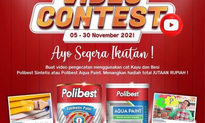 Lomba Video Ngecat Pakai Polibest Berhadiah Total 1.750.000 IDR