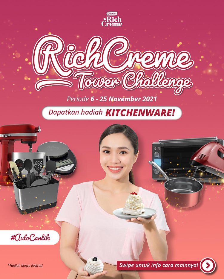 Lomba Video Reels RichCreme Tower Berhadiah Alat-alat Dapur Gratis