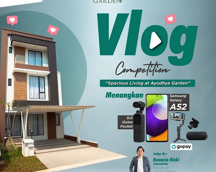 Lomba Video Review Rumah Ayodhya Berhadiah DJI Osmo Pocket, HP, dll (2)