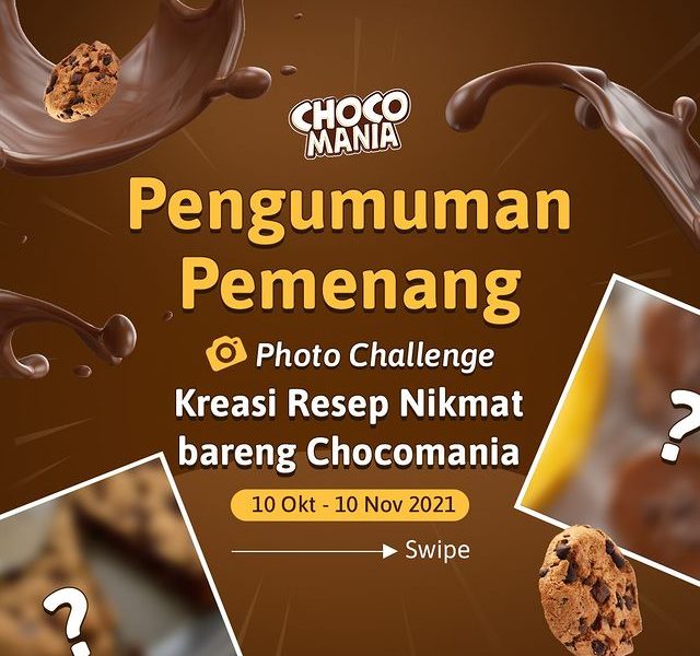 Para Pemenang Lomba Resep Chocomania 10 Okt - 10 Nov 2021