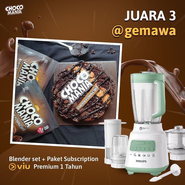 Pemenang Blender Lomba Resep Chocomania 10 Okt - 10 Nov 2021