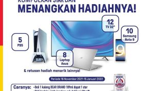 Promo STAR Bear Brand Berhadiah 12 TV, 5 PS 5, 8 Laptop, dan lainnya