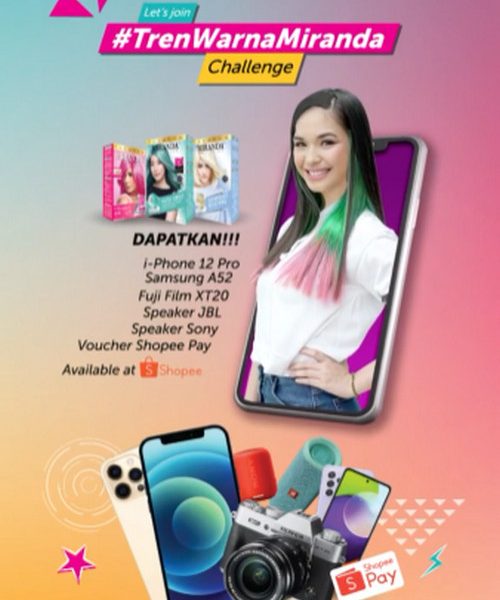 TikTok Challenge Tren Warna Miranda Hadiah Total 70 Juta Rupiah
