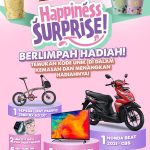 Undian Deka Happiness Surprise Berhadiah Honda Beat, Sepeda, TV, dll