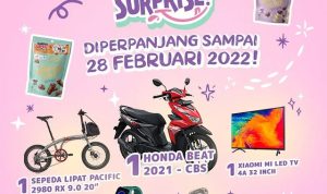 Undian Deka Happiness Surprise Berhadiah Motor Honda Beat