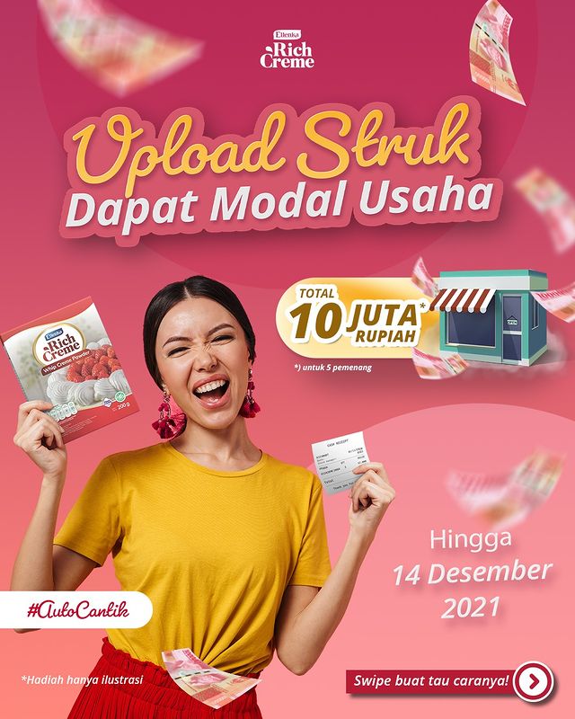 Undian Launching Rich Creme Berhadiah Modal Usaha Total 10 Juta