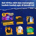 Undian Menang Bareng Nivea Men Berhadiah 5 Laptop ASUS ROG Strix