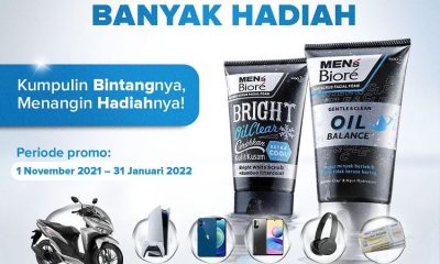 Undian Men's Biore Muka Cerah Berhadiah Honda Vario, PS5, iPhone 12, dll