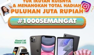 1000 Semangat Challenge Berhadiah iPhone 11, Samsung Tab A7 Lite, dll