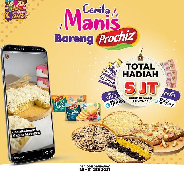 Kuis Cerita Manis Bareng Prochiz Berhadiah Saldo Total 5 Juta