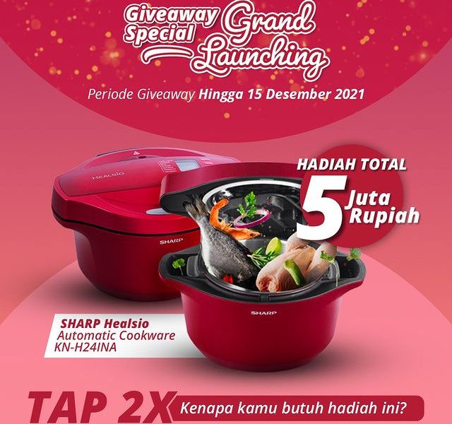 Kuis Grand Launching Berhadiah SHARP Healsio untuk 4 Pemenang