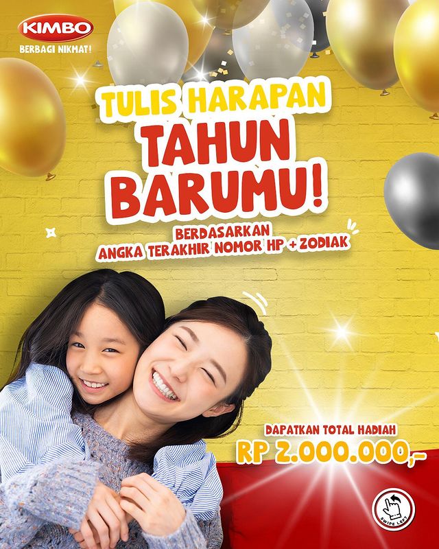 Kuis Harapan Tahun Baru Kimbo Berhadiah Total 2 Juta Rupiah