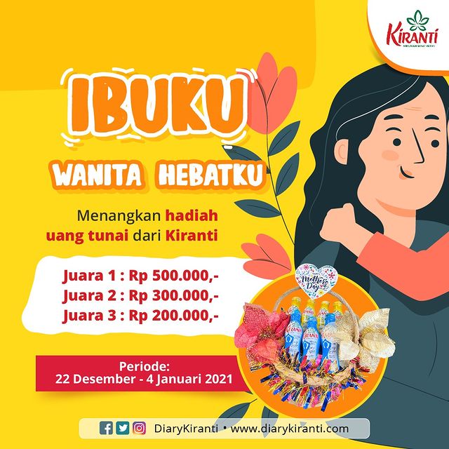 Kuis Ibuku Wanita Hebatku Berhadiah Uang Tunai Total 1 Juta Rupiah