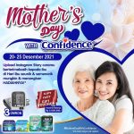 Kuis Mother's Day Confidence Berhadiah 3 Omron & Voucher Total 2 Juta