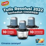 Kuis Resolusi 2022 Keju Prochiz Berhadiah 10 Food Chopper