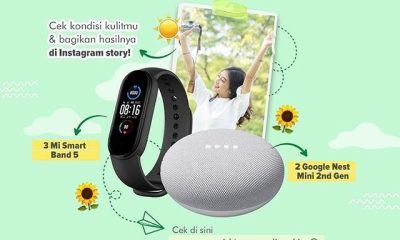 Kuis Skin Personality Check Berhadiah Mi Band 5 & Google Nest Mini