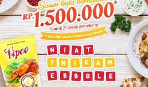 Kuis Susun Kata Vipco Berhadiah Total 1.5 Juta Untuk 21 Pemenang