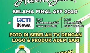 Lomba Foto Adem Sari Final AFF 2020 Berhadiah E-Wallet Total 3 Juta