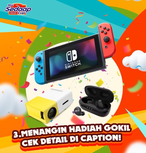 Lomba Foto Mie Sedaap Cup Favorit Berhadiah Nintendo Switch